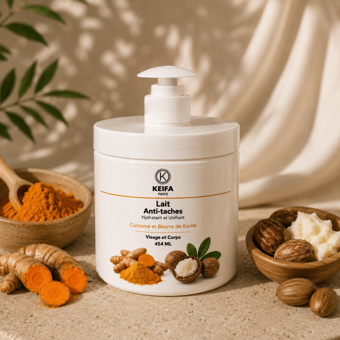 Lait Anti-taches Curcuma & Karité